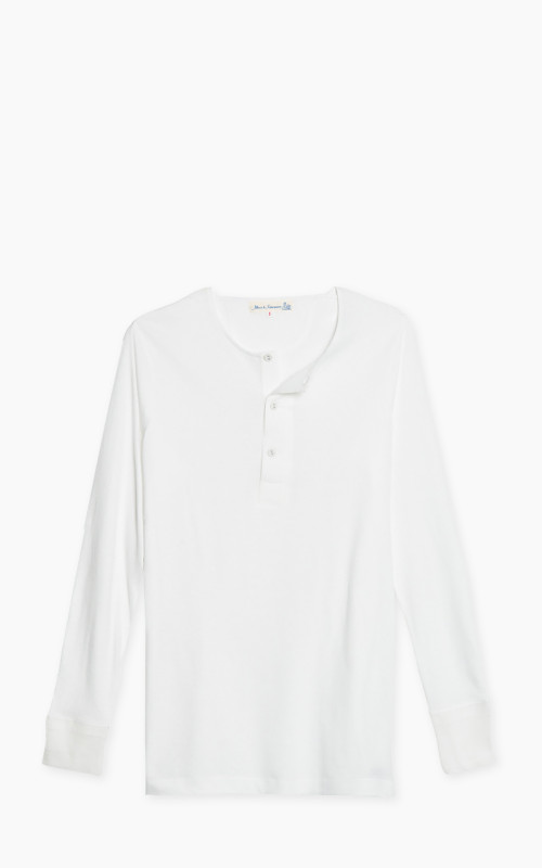 Merz b. Schwanen 102 Longsleeve Henley White